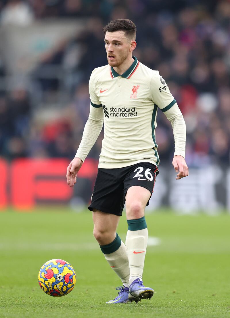 Andrew Robertson - 6. The Scot was eager to get forward but his distribution was not up to his normal levels. He was more restrained in the second half but never shirked the battle. Getty