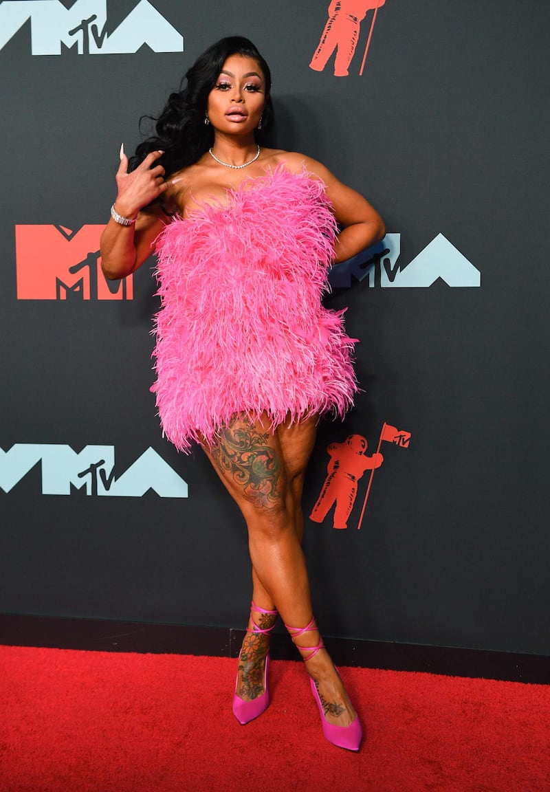 Blac Chyna arrives at the MTV Video Music Awards on Monday, August 26. AFP