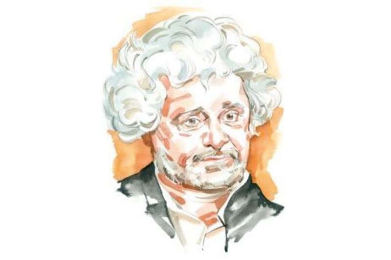 Beppe Grillo. Illustration by Kagan McLeod