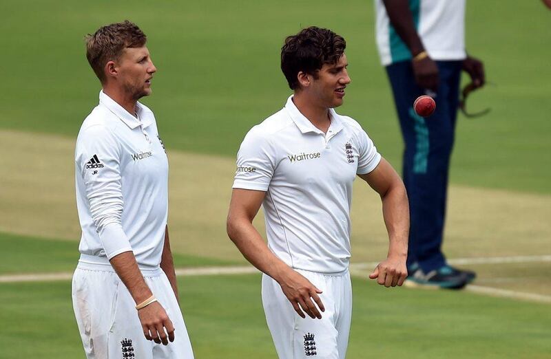 Zafar Ansari, right, is young and inexperienced and the Bangladesh defeat aside, not yet scarred by England’s Asian experiences. Prakash Singh / AFP