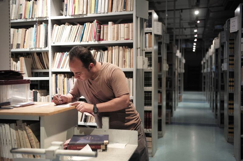 The library of the Dominican Institute for Oriental Studies in Cairo has a collection of books that has evolved into one of the leading libraries of the Middle East in the field of Arabic and Islamic culture. David Degner for The National / June 16, 2015