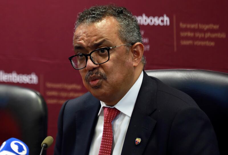 World Health Organisation director general Dr Tedros Adhanom Ghebreyesus says vaccination rates must be increased. Photo: AP