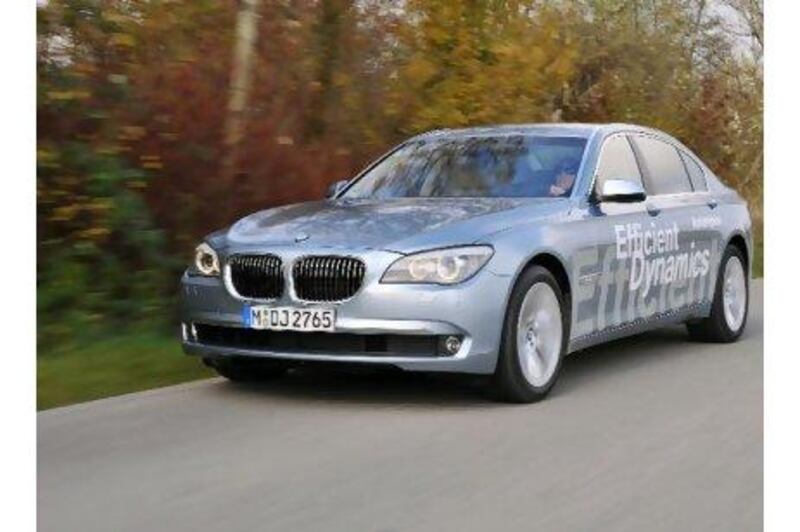 A reader recommends that consumers buy hybrid cars like the BMW ActiveHybrid 7 to encourage automobile manufacturers to produce more of the same type of vehicle. Courtesy of BMW