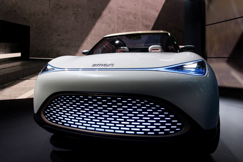 The Smart Concept #1 vehicle is a move towards making bigger cars for the part-Chinese-owned manufacturer. Reuters