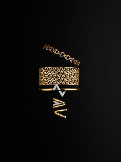 This is the second fine jewellery collection created by Francesca Amfitheatrof for Louis Vuitton. Courtesy Louis Vuitton