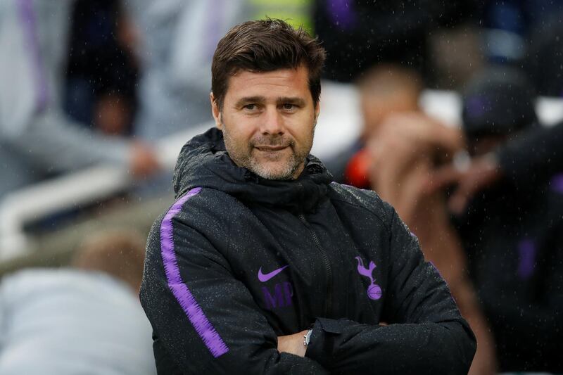 Soccer Football - Premier League - Brighton & Hove Albion v Tottenham Hotspur - The American Express Community Stadium, Brighton, Britain - September 22, 2018  Tottenham manager Mauricio Pochettino before the match   Action Images via Reuters/Paul Childs  EDITORIAL USE ONLY. No use with unauthorized audio, video, data, fixture lists, club/league logos or "live" services. Online in-match use limited to 75 images, no video emulation. No use in betting, games or single club/league/player publications.  Please contact your account representative for further details.