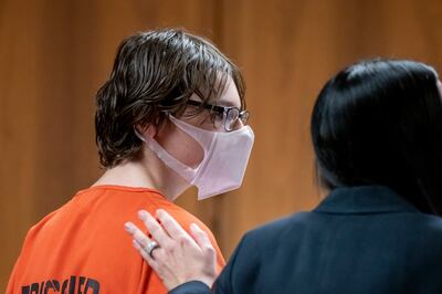 Ethan Crumbley is serving a life sentence for the murder of four pupils. Detroit News / AP