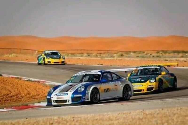 The Porsche GT3 series will race at the Bahrain International Circuit this weekend.