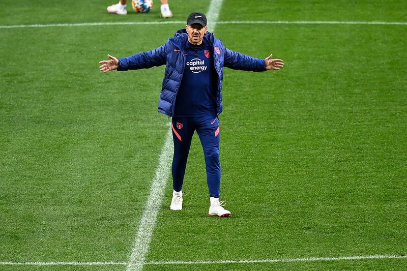 Atletico Madrid's Argentinian coach Diego Simeone. AFP