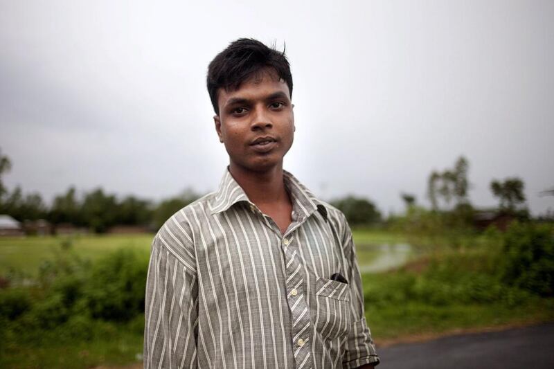 Shukkur Ali, 21, a victim of illegal organ trade, poses in the village of Kalai. Shukkur Ali received $5,350 for selling his kidney in neighbouring Sri Lanka. But the 21-year-old has been hospitalised three times in the last six months with complications. Suvra Kanti Das / AFP