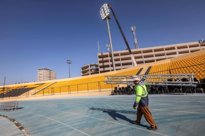 Pope Francis will hold a Mass at Franso Hariri Stadium in Erbil, the capital of Iraq's northern autonomous Kurdish region. AFP