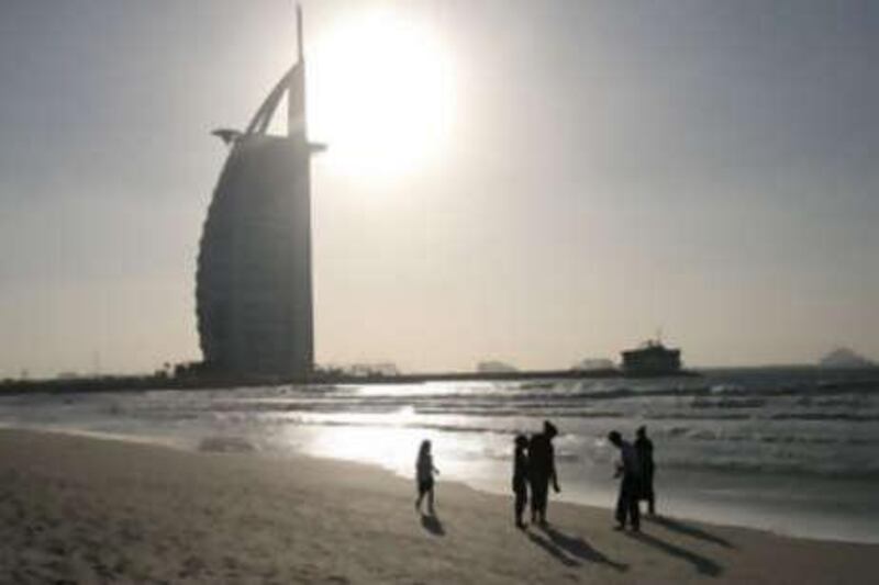 Jumeirah Beach in Dubai.