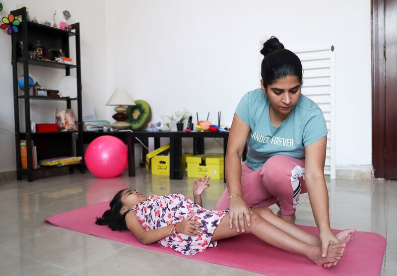 Ashtha Muthoo, 35,  gave up her career to devote herself to the care of her daughter