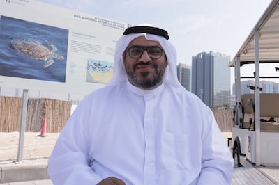 Abdulla Alsaad has welcomed an initiative to improve disabled access at Abu Dhabi beaches. Photo: Eiman Alblooshi / The National