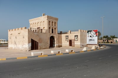 Delma Island, January 8, 2013 -- Exterior photograph of the history museum on Delma Island in Abu Dhabi, January 14, 2013. (Photo by: Sarah Dea/The National)