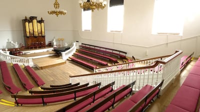 Holywell Music Room is a 200-seat concert hall at Wadham College at the UK's University of Oxford. Photo: Wadham College