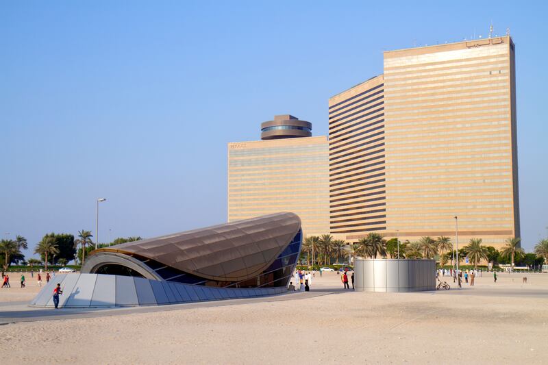 The Hyatt Regency in Deira, an architectural gem familiar to generations of people who called Dubai home, pictured in 2012. Photo: Alamy