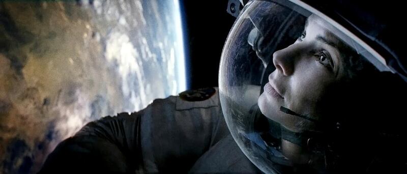 Sandra Bullock in Gravity. Courtesy Warner Bros.