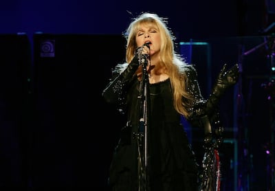 SYDNEY, AUSTRALIA - DECEMBER 07:  Stevie Nicks of Fleetwood Mac performs on stage in concert at Acer Arena on December 7, 2009 in Sydney, Australia.  (Photo by Gaye Gerard/Getty Images)
