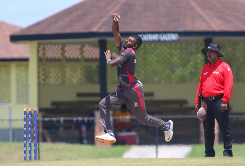 Leg-spinner Karthik Meiyappan took two wickets on his return to the UAE team in the win over Scotland in the World Cup League 2 in Texas. 