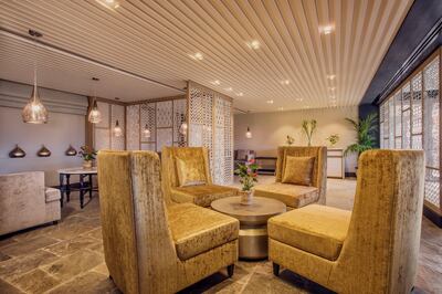 JA Hatta Fort Hotel - Lobby. Courtesy JA Resorts & Hotels