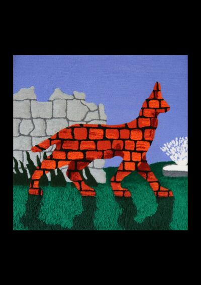 The Brickserval by tapestry artist Manon Daviet. Courtesy Manon Daviet