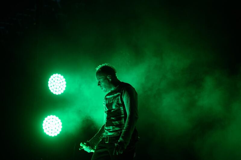 Keith Flint of The Prodigy, performs at the 10th annual Incheon Pentaport Rock Festival in Incheon, west of Seoul, in August 2015. Photo: AFP