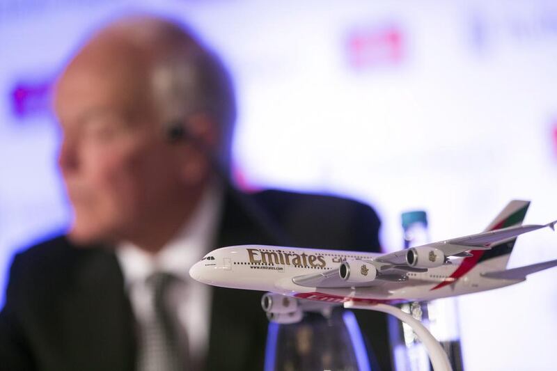 Tim Clark, president of Emirates Airline, said they took their A380 off Moscow and put it somewhere else when the Russian rouble went south. Simon Dawson / Bloomberg