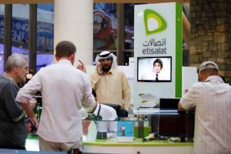 Etisalat has its sights set on international expansion once again. Sarah Dea / The National