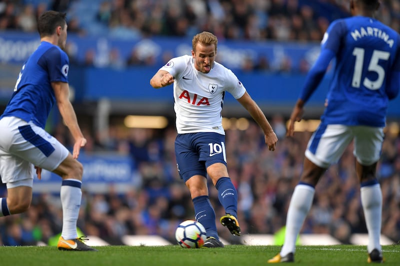 Striker: Harry Kane (Tottenham) – With August over, he opened his account for the club campaign with his 100th Spurs goal in the 3-0 victory over Everton. Dave Howarth / PA