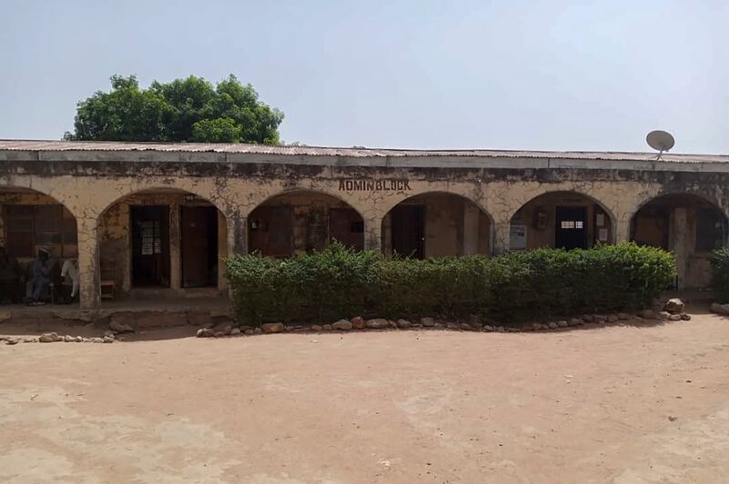 A view of Government Science College, in Kagara. Kidnappers firing weapons stormed the school dormitories where hundreds of pupils were sleeping at around 2am. EPA