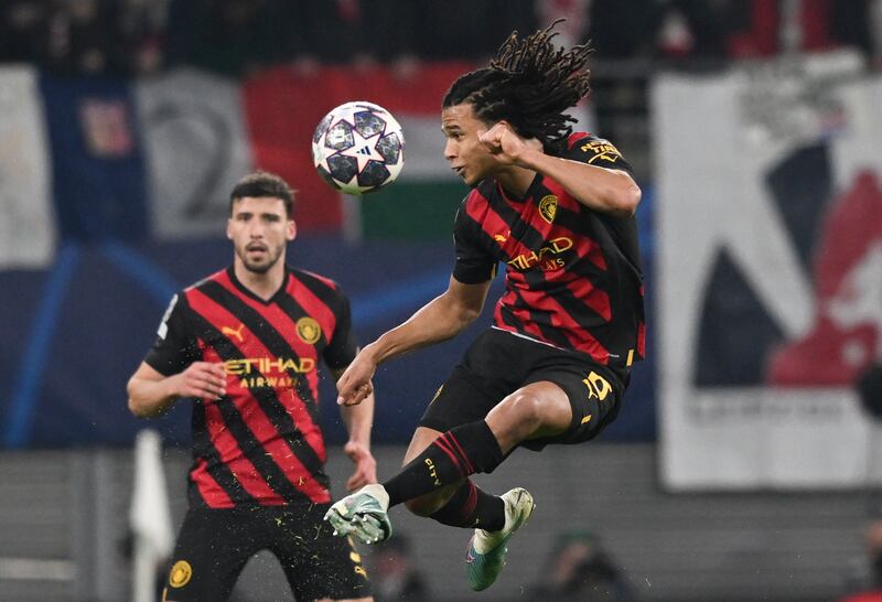 Nathan Ake 7: Continuing at left-back for City and had been under absolutely no pressure until introduction of Henrichs made his life a bit more difficult. EPA