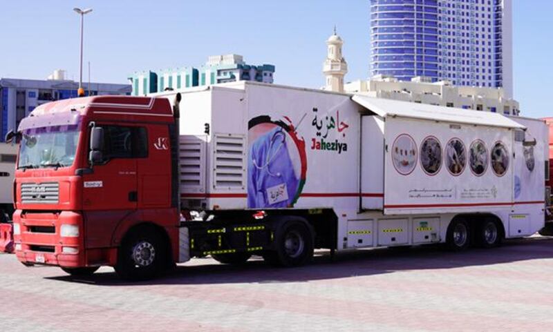 Twelve mobile Covid-19 clinics will serve the emirate of Ajman. Courtesy, WAM