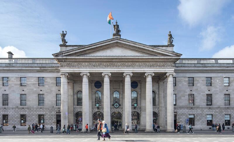 The General Post Office (GPO) in Dublin is the headquarters of An Post, the Irish Post Office, and Dublin's principal post office. Gareth Byrne / Failte Ireland