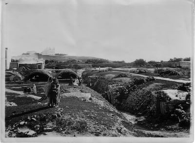 This photograph, taken circa 1910 of the Roman cisterna in the archaeological site of Carthage founded in the 9th century BC, is a favourite that Moumni often uses during his lectures. Photo: Ridha Moumni 