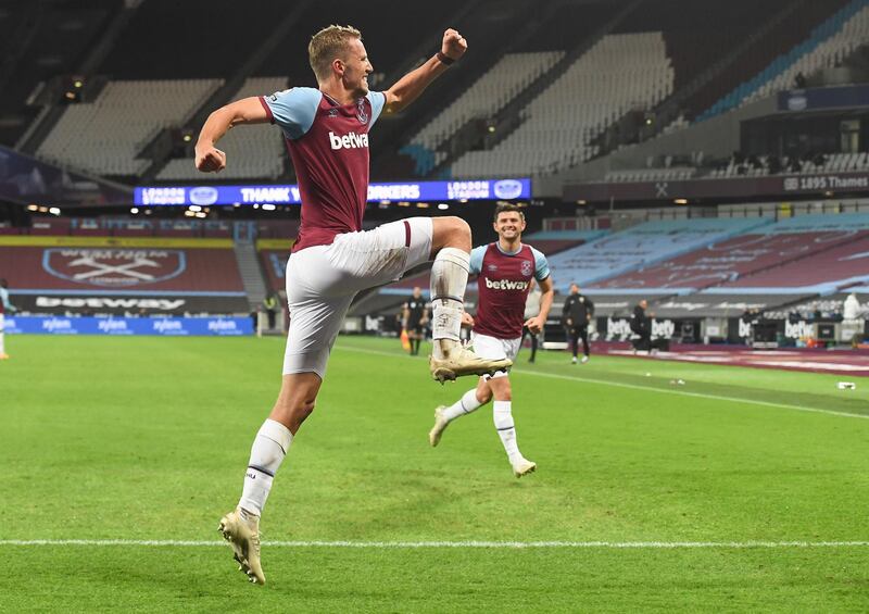 WEST HAM UNITED: Players In – Tomas Soucek, Vladimir Coufal / Players Out – Grady Diangana, Albian Ajeti, Jordan Hugill, Josh Cullen, Felipe Anderson (loan), Pablo Zabaleta, Jack Wilshere. VERDICT: Soucek has become an important player after his loan last season, but that’s about as good as it gets at West Ham during a summer that saw captain Mark Noble publicly criticise the club for selling Diangana. Failed loan attempts for Antonio Rudiger and Fikayo Tomori summed up the club’s difficulties in landing their targets, while the loan departure of Anderson robs the squad of arguably their biggest talent, despite his loss of form. A summer to forget for West Ham. AP