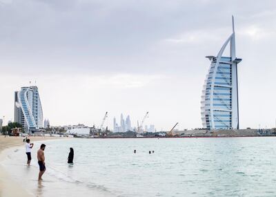 DUBAI, UNITED ARAB EMIRATES. 7 OCTOBER 2019. 
Clouds over Umm Suqeim beach.

(Photo: Reem Mohammed/The National)

Reporter:
Section: