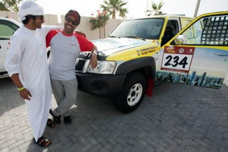 April 1, 2011 (Abu Dhabi) Yahya Bel Helei and his son Mansour, 19, are going to be racing in the Abu Dhabi Challenge that starts on Saturday April 2, 2011 in Abu Dhabi. (Sammy Dallal / The National)