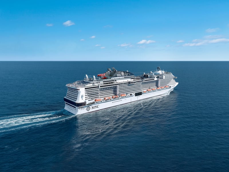 Saudi Arabia is renting the 'MSC Bellissima' from Geneva-based operator MSC Cruises as part of its Saudi Summer campaign designed to encourage tourism from home and abroad.  Photo: MSC Cruises