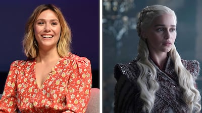 Elizabeth Olsen called her audition for Daenerys Targaryen in Game of Thrones "terrible". Photos: Getty Images. HBO