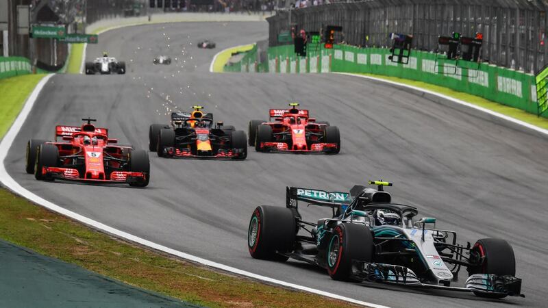 There was lots of battles during the race in Sao Paulo.  AFP