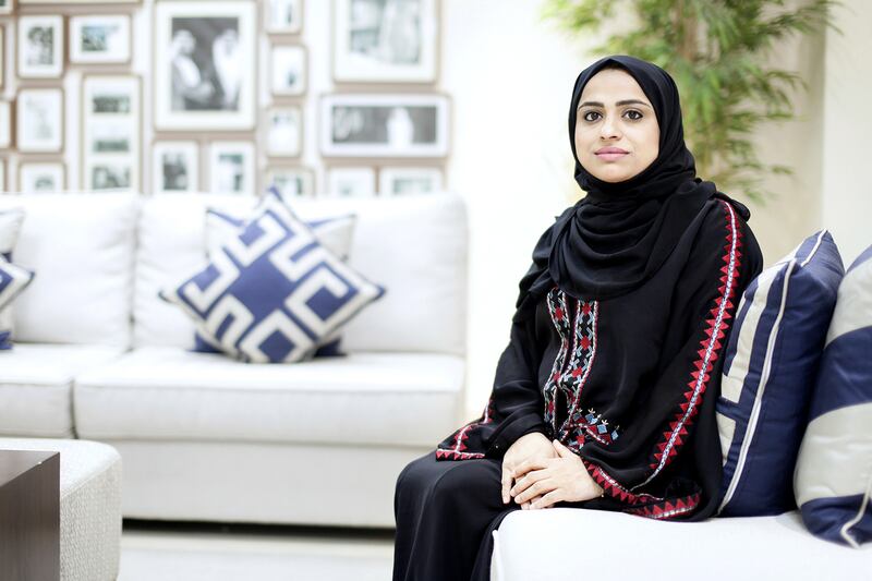 Shamsa Saleh, chief executive of Dubai Women Establishment, works to empower women at work and home. Reem Mohammed / The National