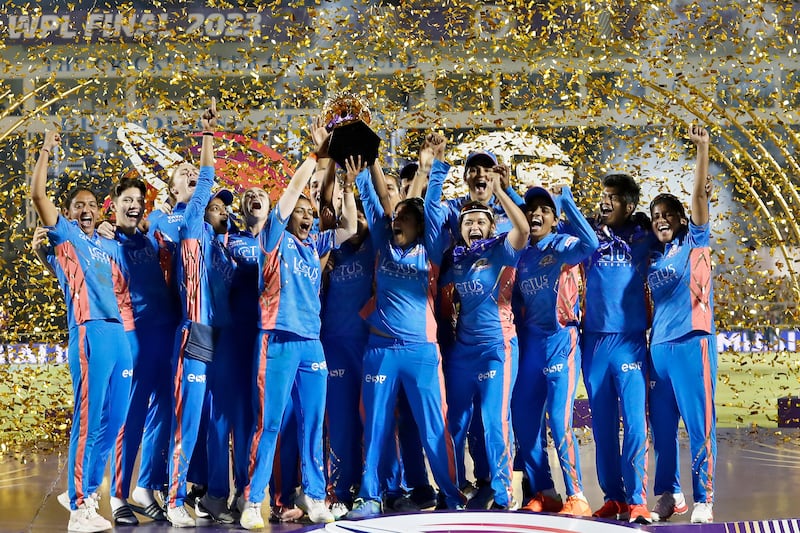 Mumbai Indians defeated Delhi Capitals by seven wickets in the final to win the WPL title. Getty