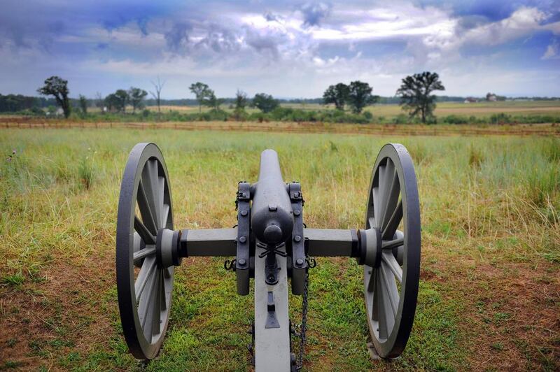 9. The Gettysburg National Military Park in Gettysburg, Pennsylvania. Tim Sloan / AFP