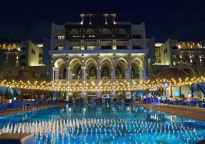The suhoor is held poolside. Photo: Shangri-La Abu Dhabi