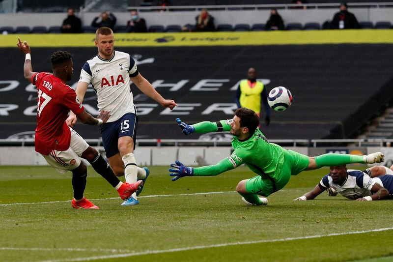 Eric Dier – 4. For the first half hour or so, Dier looked to be settling into the match but he got progressively worse as he struggled to deal with Cavani’s movement. Lost Cavani for United’s second and showed a feeble attempt to halt Pogba in the build-up to the third. AFP