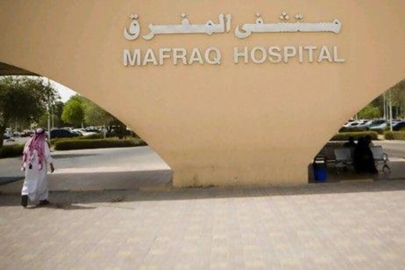 Al Mafraq Hospital's 500-bed tertiary hospital situated 35 kilometers from the city of Abu Dhabi.