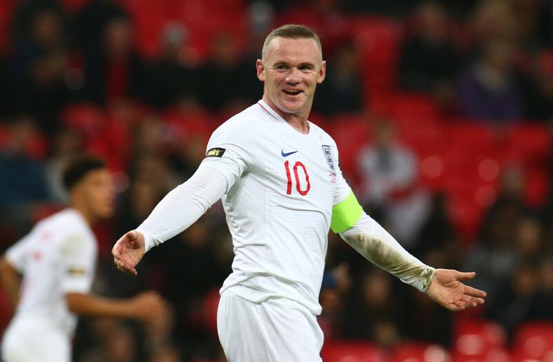 Wayne Rooney of England reacts  during the friendly soccer match between England and USA at the Wembley Stadium in London.  EPA