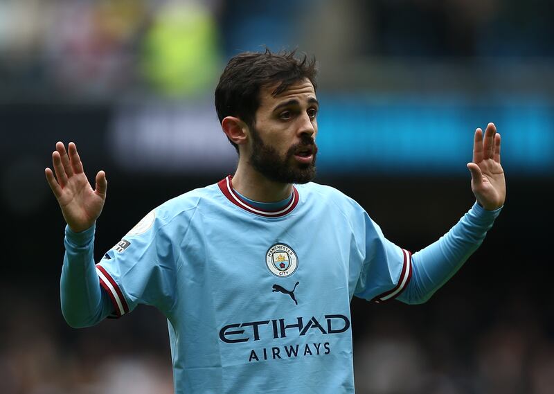 SUBS: Bernardo Silva (Rodri, 83) - N/A. Almost got on the end of De Bruyne’s cross to score with his first touch after coming on. Cole Palmer (Grealish, 88) - N/A. EPA