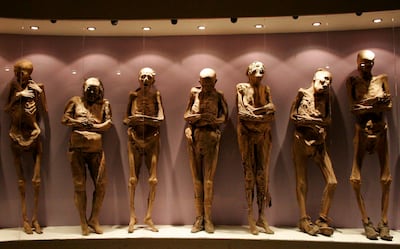 The Guanajuato mummies were discovered in a cemetery and dug up in the period 1896 to 1958. EPA